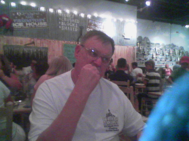 dad at crabby mikes
